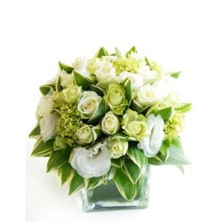 Bouquet in vetro top green 